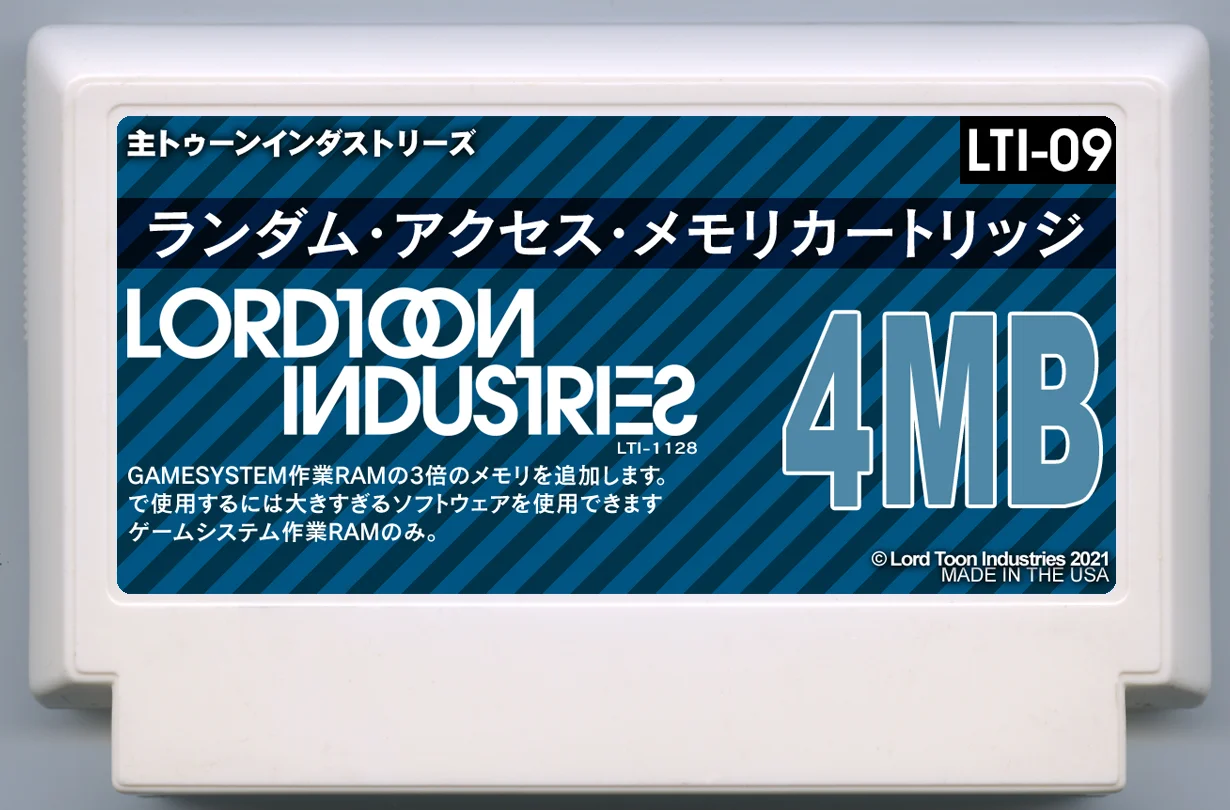 LTI 超级 RAM 卡：4MB (LTI Super RAM Cart: 4MB) cover