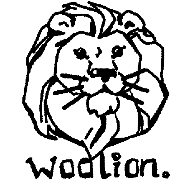 A leonine world logo