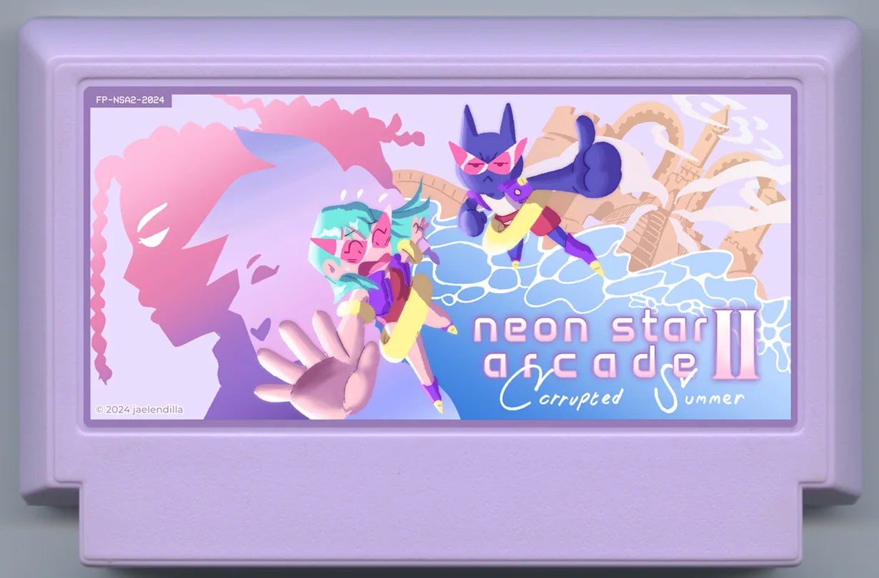霓虹星街机厅 II：被污染的夏天 (Neon Star Arcade II: Corrupted Summer) cover